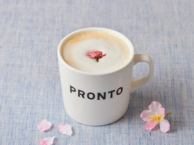 PRONTO's new Sakura Milk Tea