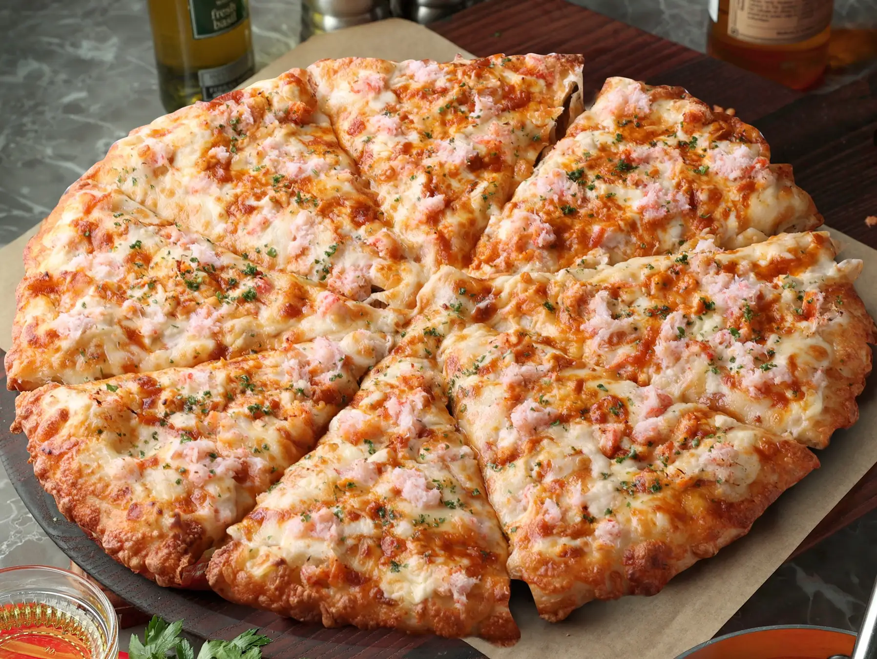 Red Snow Crab Pizza Red Snow Crab Pizza