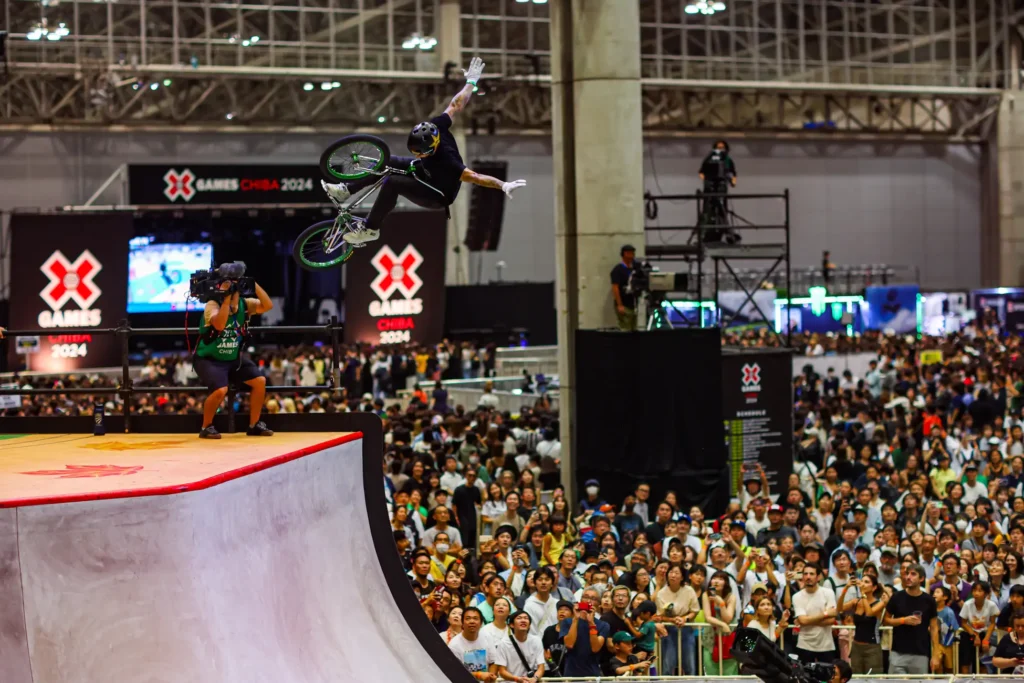 A BMX event taking place at the X Games