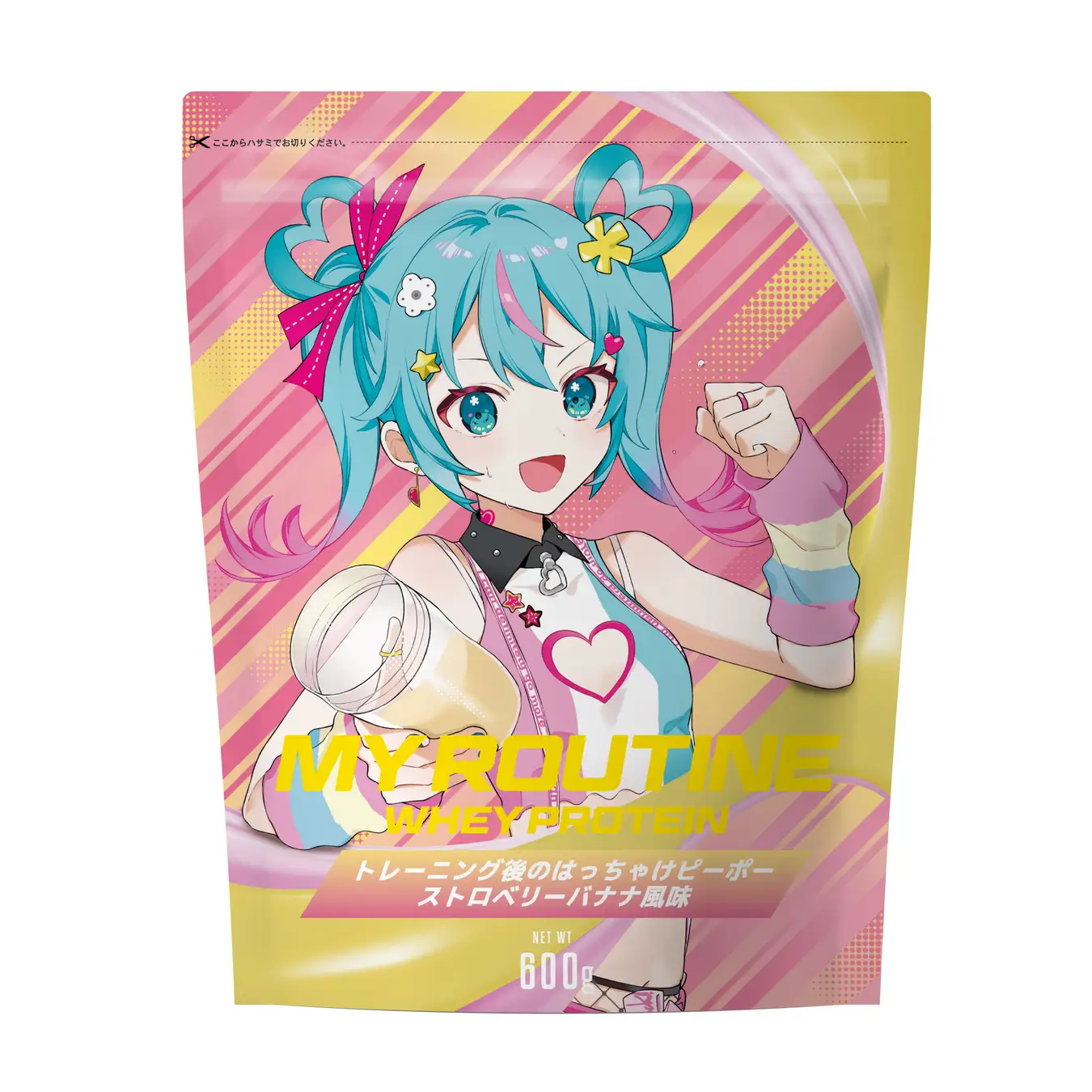 A pack of DECOMiku Lightness protein powder A pack of DECOMiku Lightness protein powder