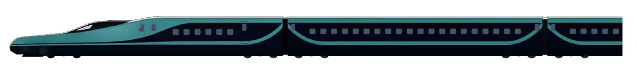 An artists representation of how the new E10 train will look An artists representation of how the new E10 train will look