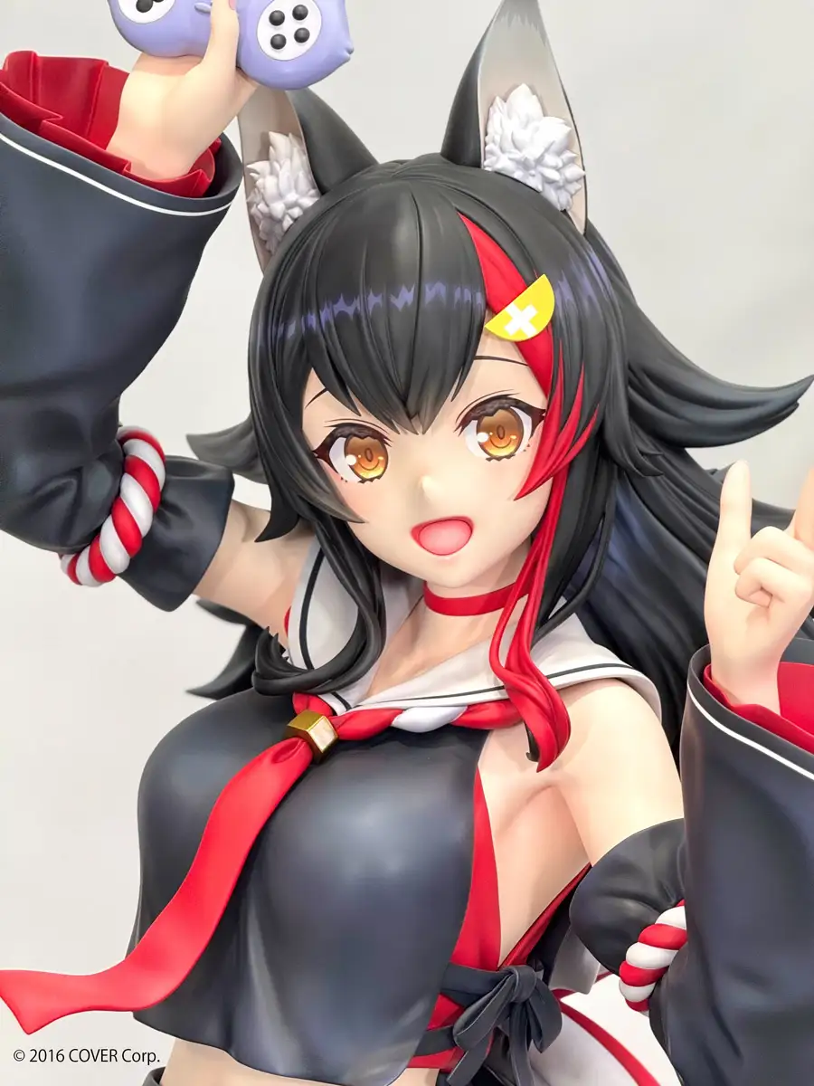 A life size statue of Ookami Mio A life size statue of Ookami Mio