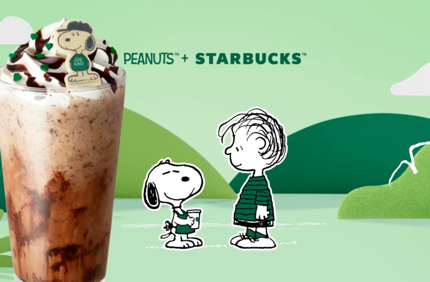 starbucks peanuts feat