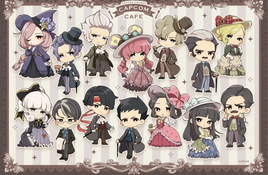 Ace Attorney Capcom Cafe