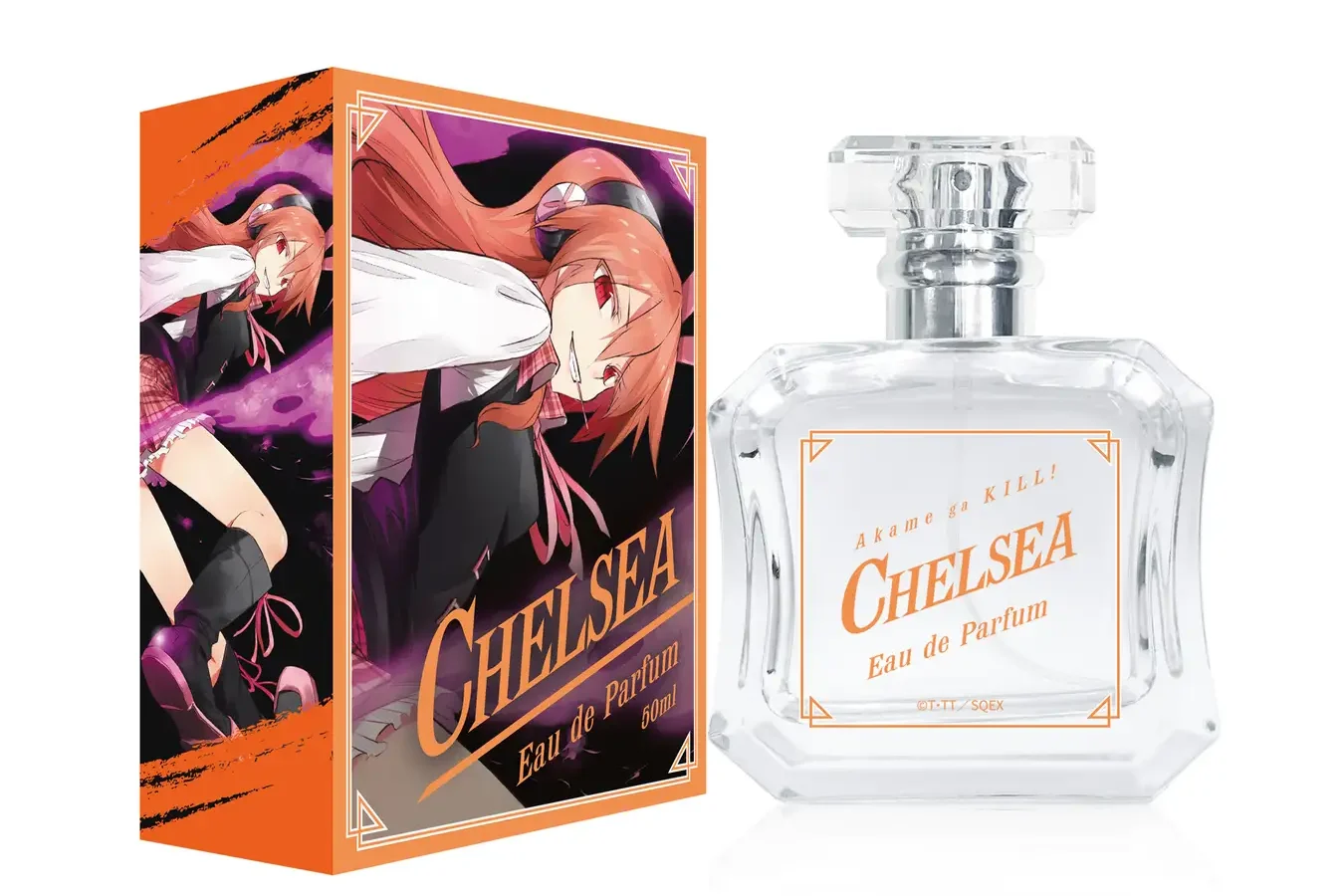 Promotional image for I'll Become a Villainess Who Goes Down in History Perfume Akame ga Kill perfume 23