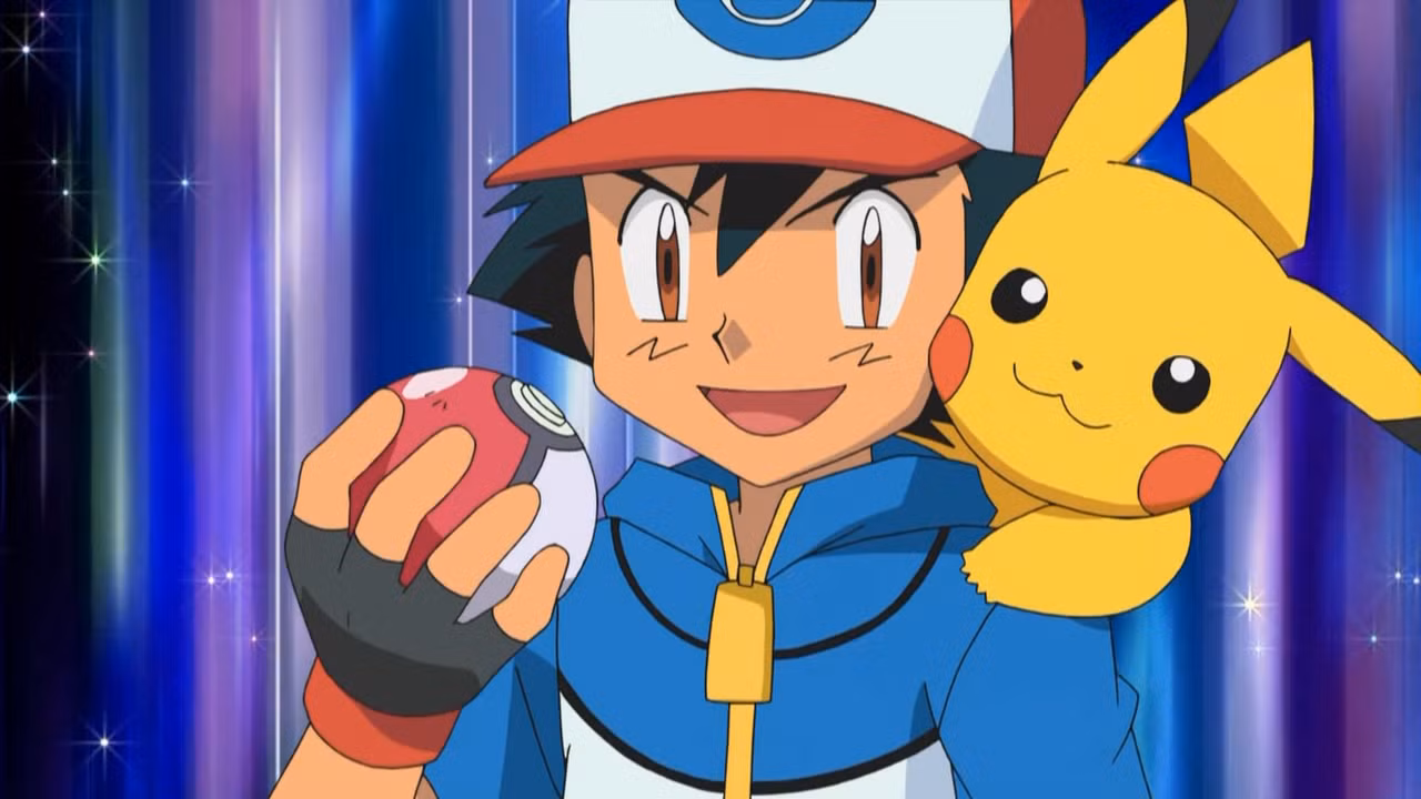 Ash and Pikachu pokemon