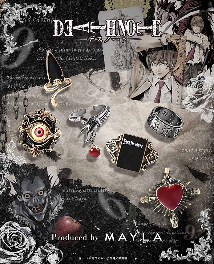 DEATH NOTE x MAYLA Rings