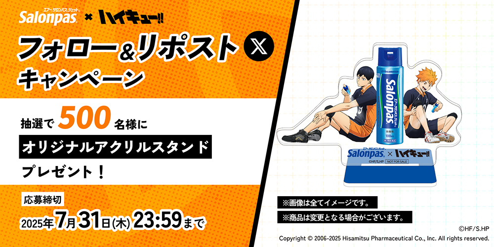 Haikyuu Air Salonpas 2