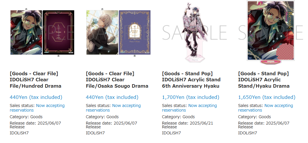 IDOLiSH7 summer merch fair 5