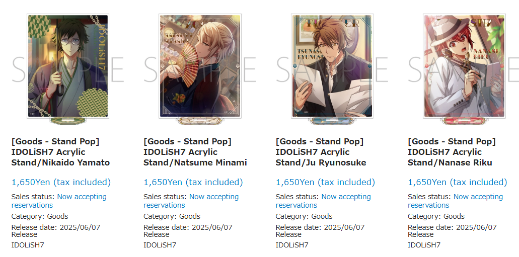 IDOLiSH7 summer merch fair 8