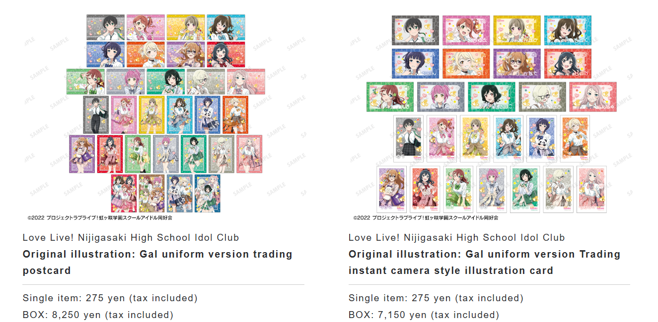 Love Live! Nijigasaki High School Idol Club pop up shop 3