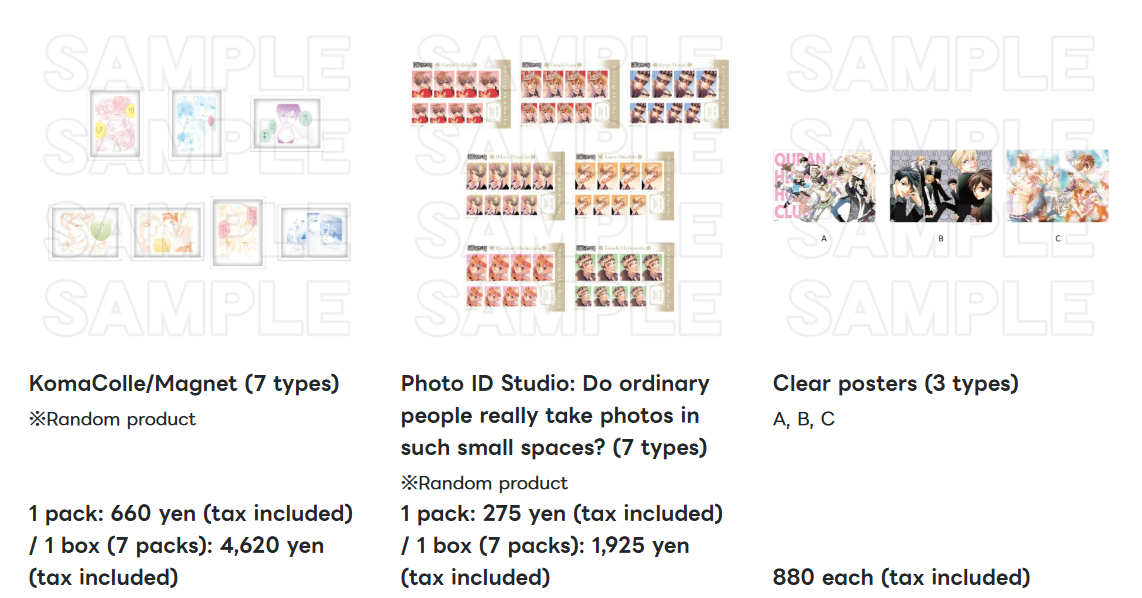 Ouran High School Host Club pop up shop 7