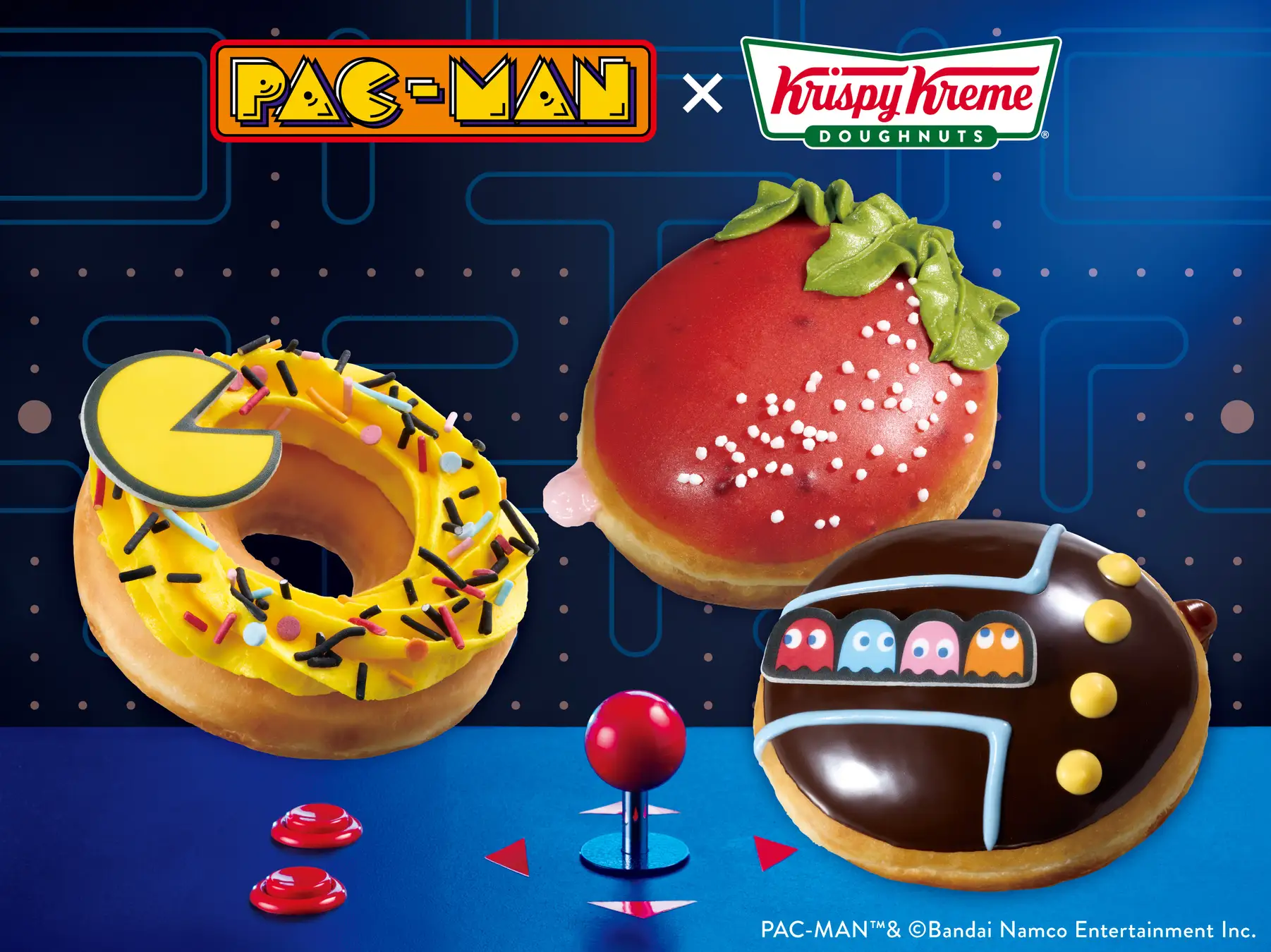 Pac Man Krispy Kreme