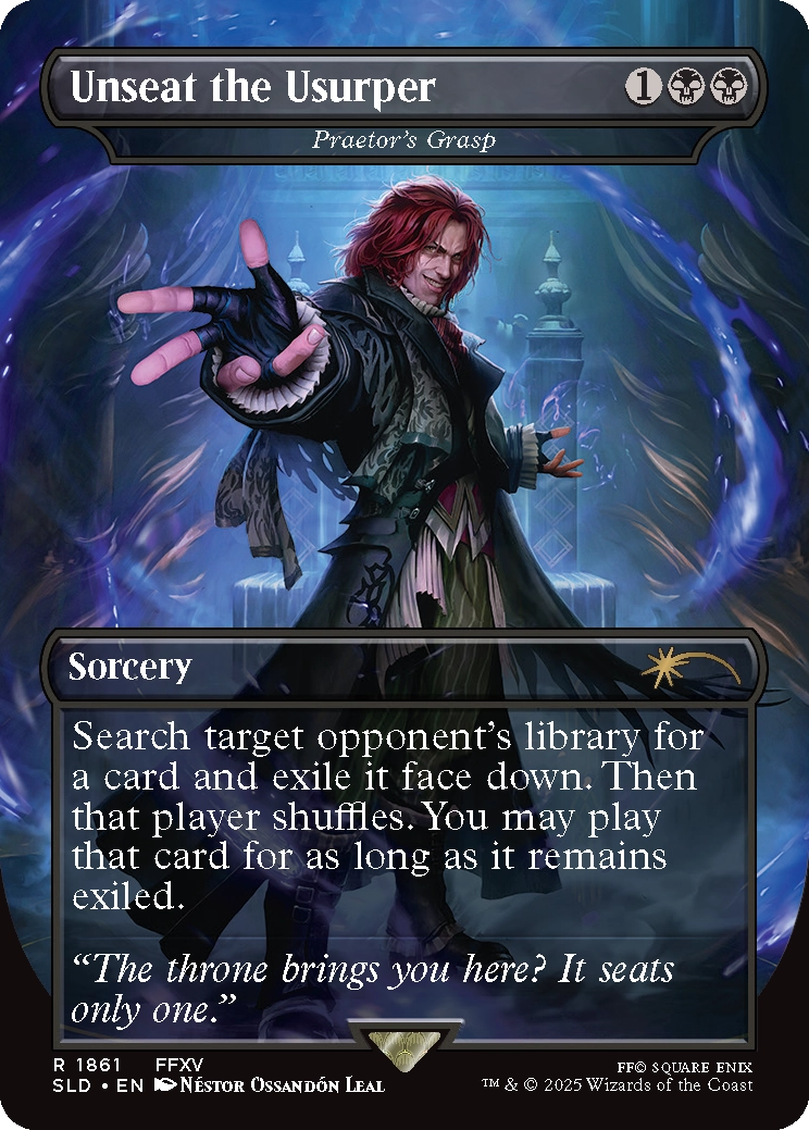 MTG Secret Lair FF Wepons game over 日本語版 Secret Lair x FINAL FANTASY: Game Over JP Foil Edition