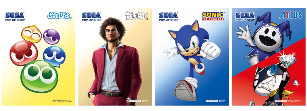 Sega pop up shop