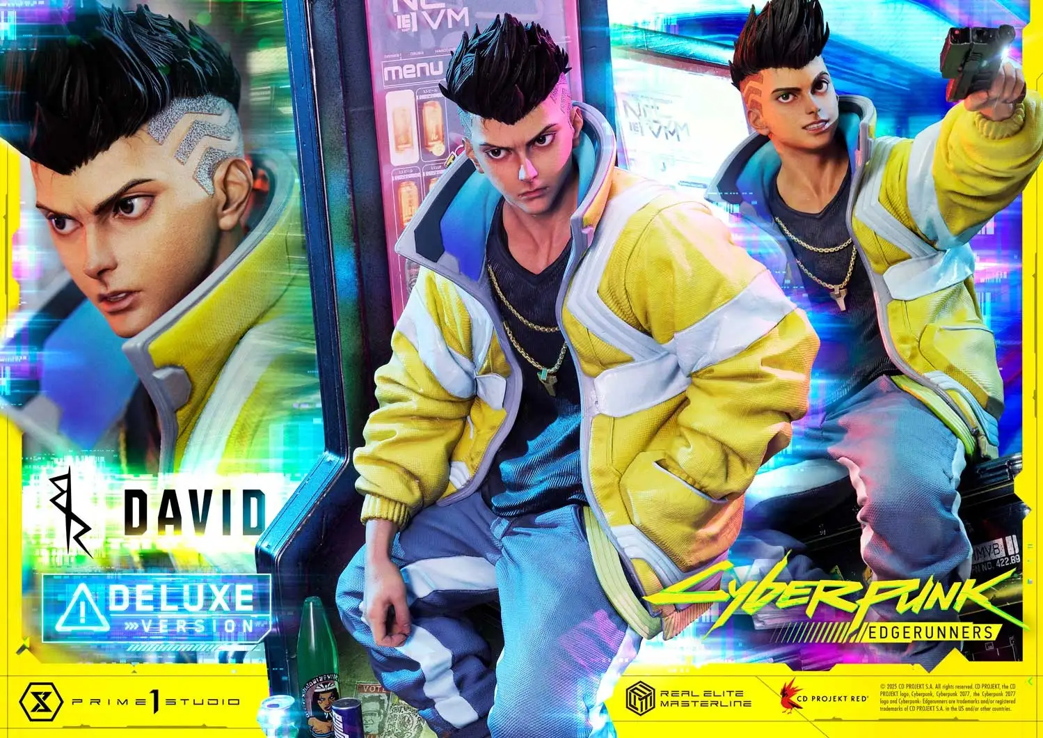 再再販！ Orders open for new statue of David from Cyberpunk: Edgerunners ピンズ・ピンバッジ・缶バッジ