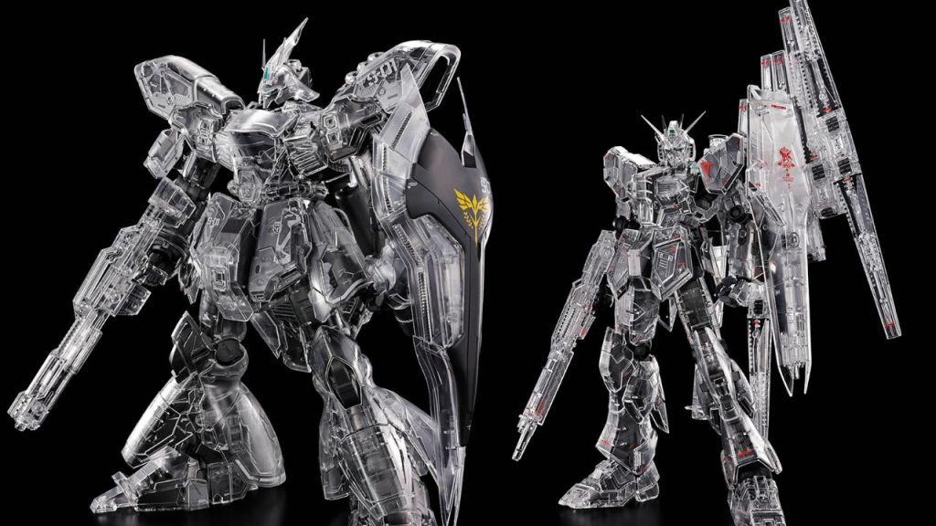 The Gundam Base begins sales of two new exclusive clear part