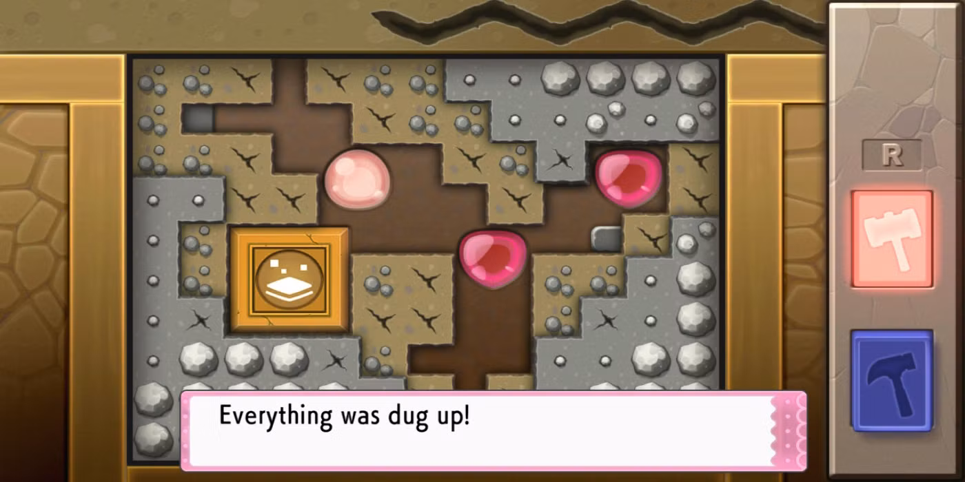 pokemon fossil extraction mini game