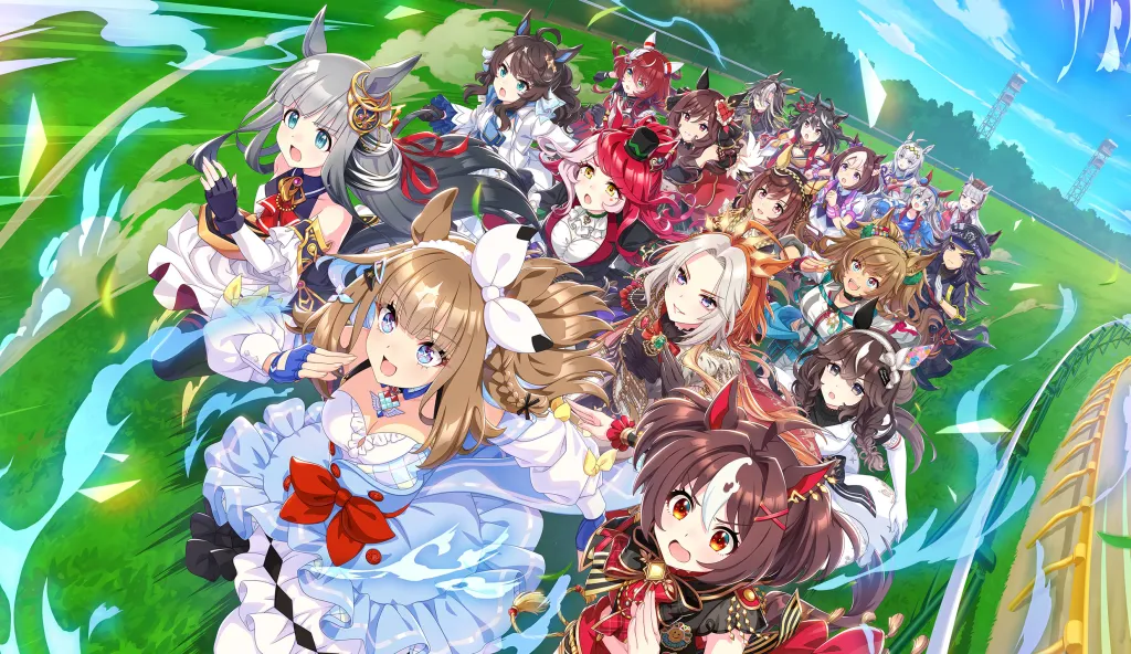 uma musume key art