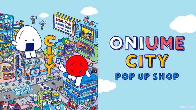 Oniume pop up shop opens in Tokyo this month