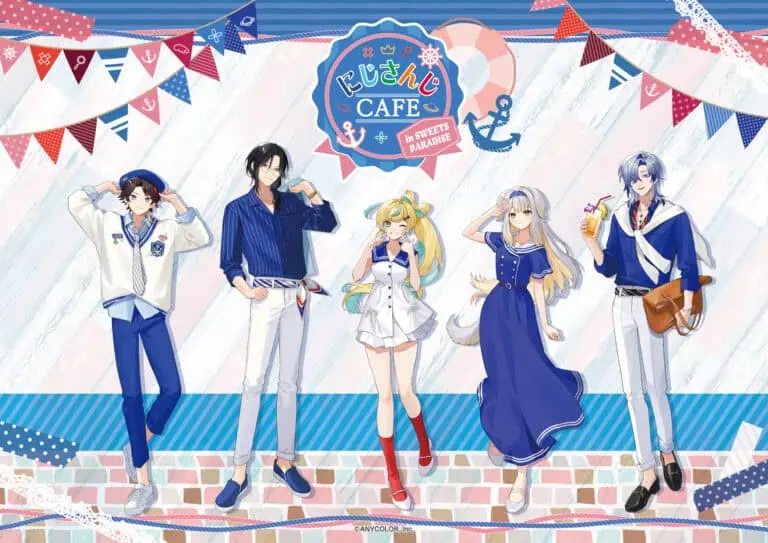 Marine themed Nijisanji x Sweets Paradise collab cafe to open this July