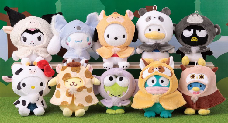 ぬいぐるみ・マスコット PONZU Sanrio's new zoo animal themed plushies may just be the cutest