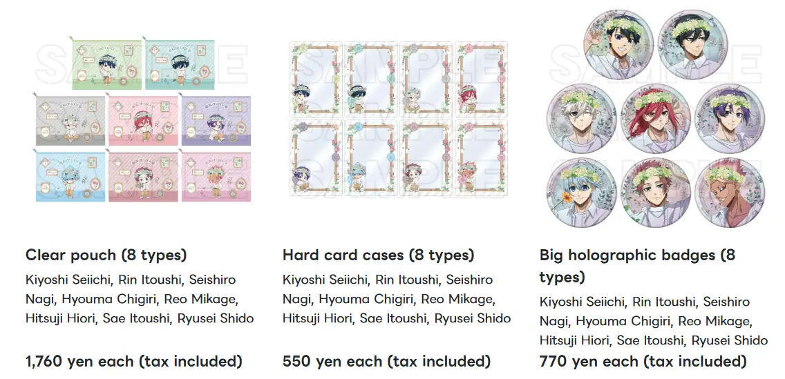 Blue Lock flower crown 4