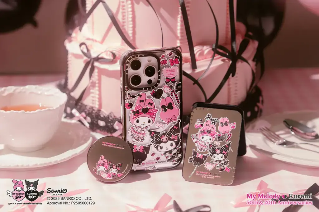 iPhoneアクセサリー CASETiFY KUROMI Sanrio Characters Kuromi CASETiFY Kuromi Puffy Phone Case