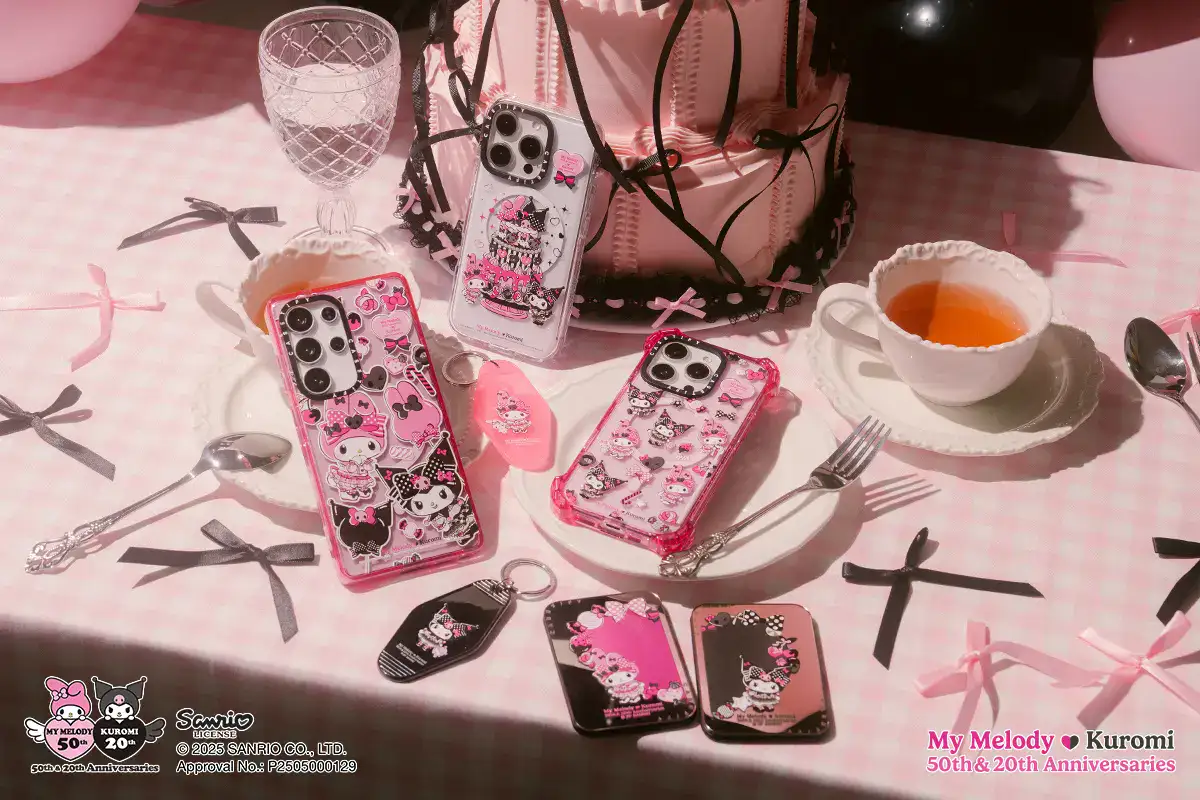 iPhoneアクセサリー CASETiFY KUROMI Sanrio Characters Kuromi CASETiFY Kuromi Puffy Phone Case
