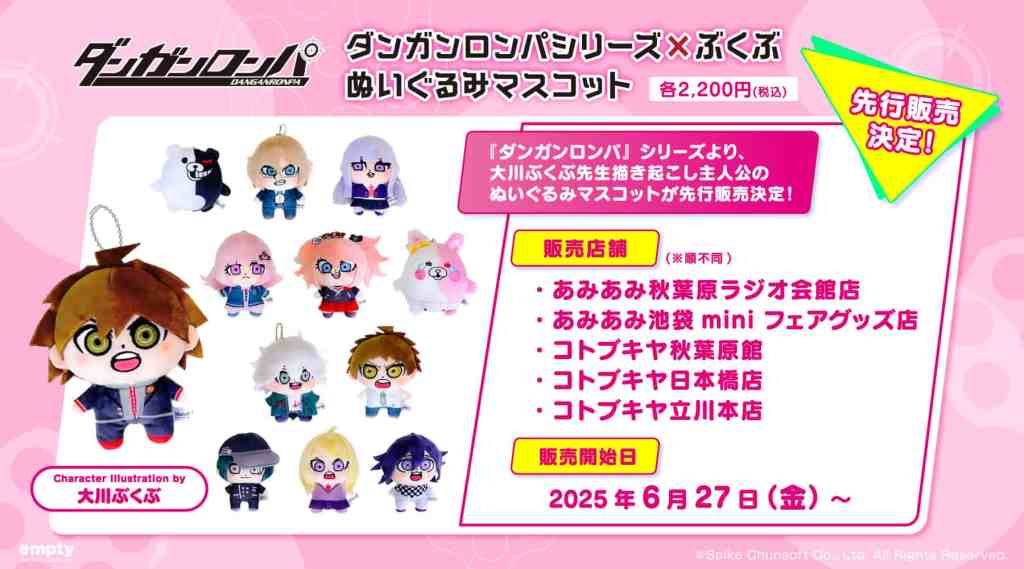 Empty Danganronpa Plush