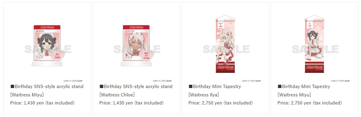 Fate Kaleid Liner Prisma Illya pop up shop 3