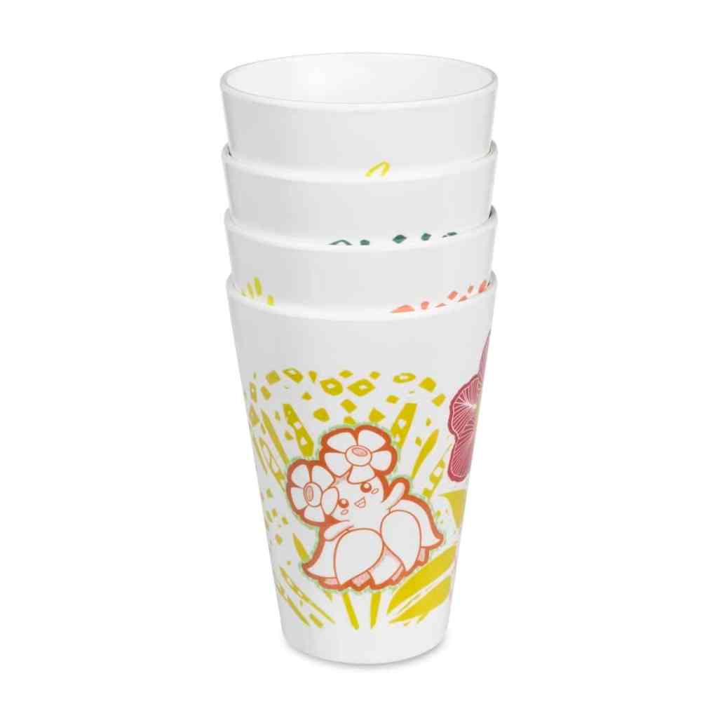 Floral Forest Pokémon Outdoor Dining Cups (4 Pack)