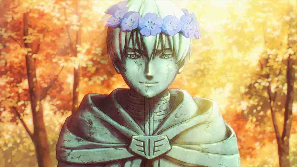 Frieren Himmel Statue