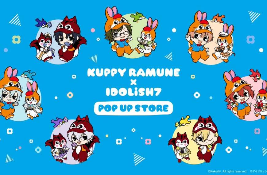 IDOLiSH7 x Cuppy Ramune pop up shop to open in Tokyo and Nagoya this Summer