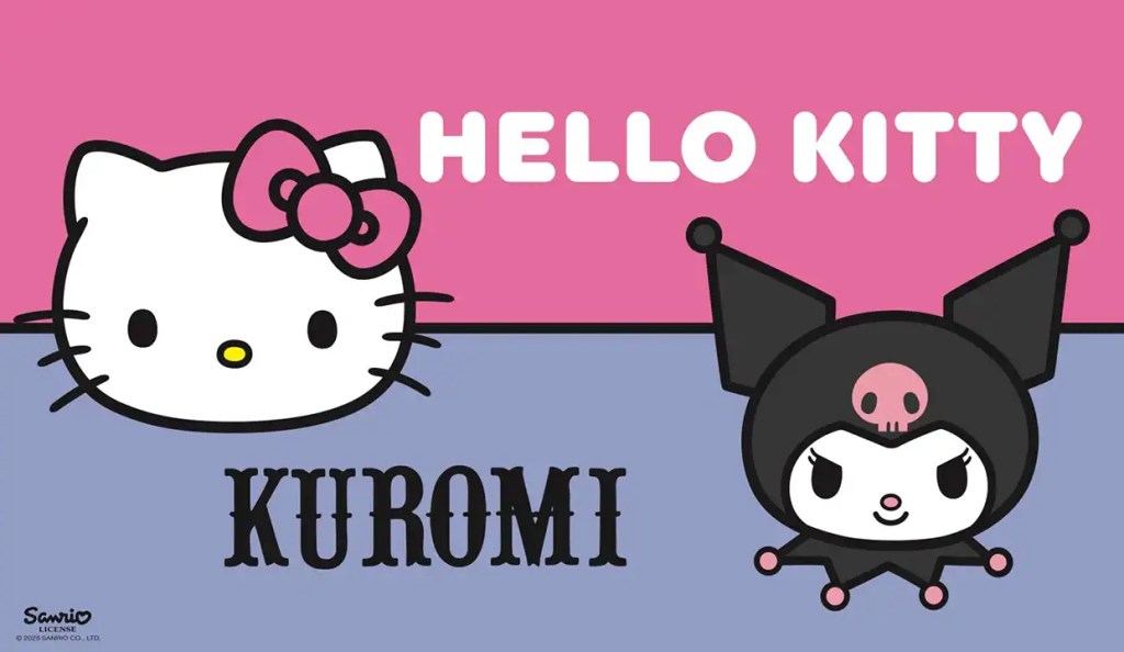 Hello Kitty and Kuromi