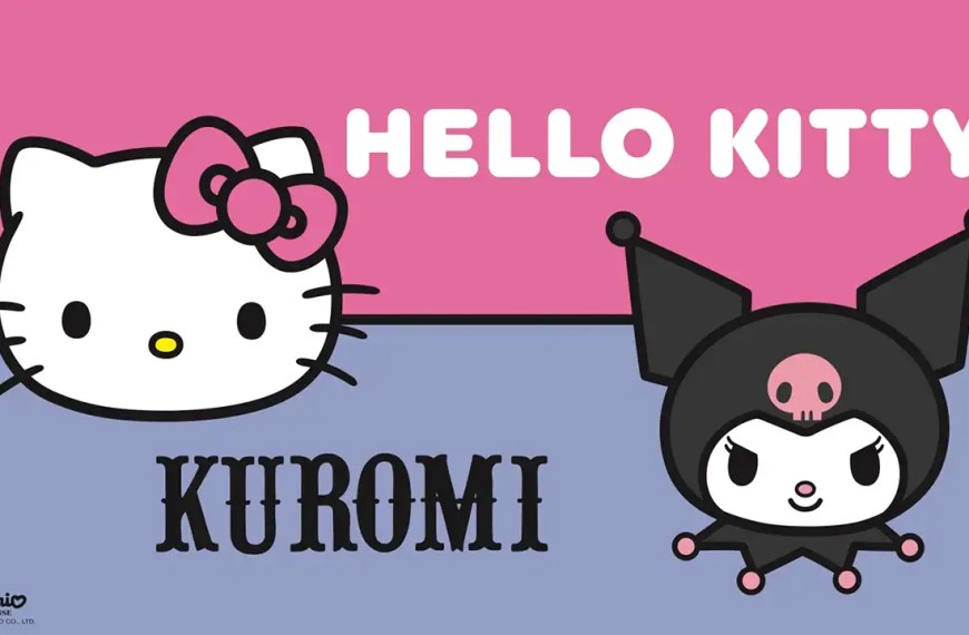 Hello Kitty and Kuromi