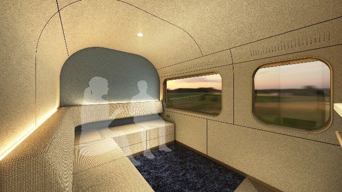 Japan Overnight Express Train Premium Green Room