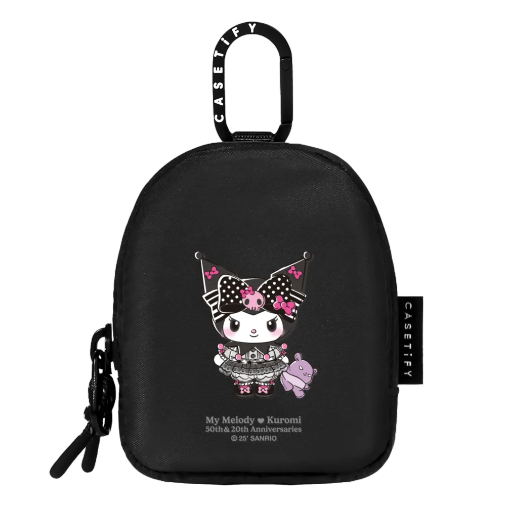 Kuromi Plush Earbuds Pouch