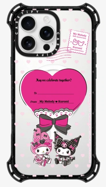 My Melody & Kuromi Birthday Invitation Custom Case