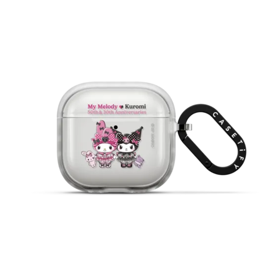 My Melody & Kuromi Plushies Earbuds Case