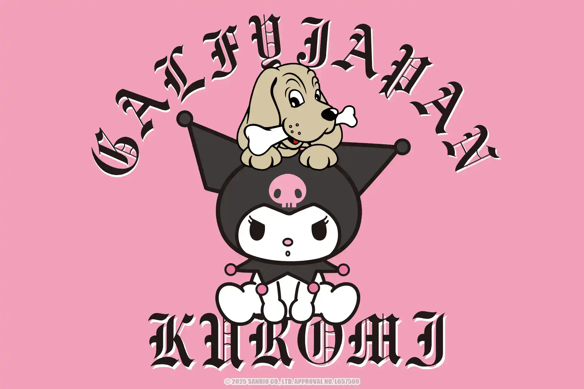 Kuromi teams up with GALFY for 'dark & cute' summer apparel
