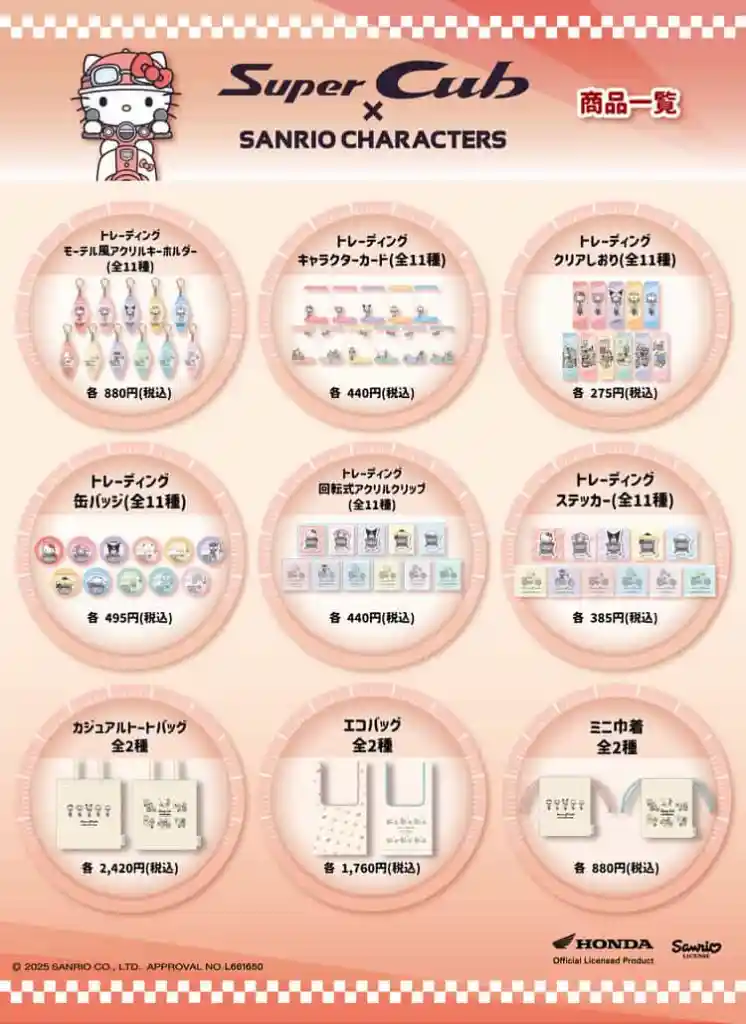Sanrio x Honda collection 2