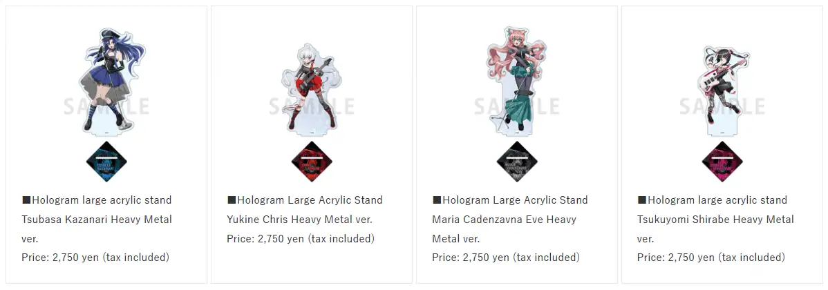 Senki Zesshou Symphogear XV pop up shop 4