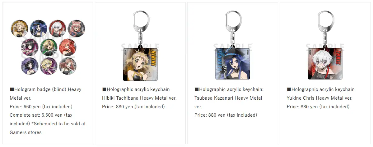 Senki Zesshou Symphogear XV pop up shop