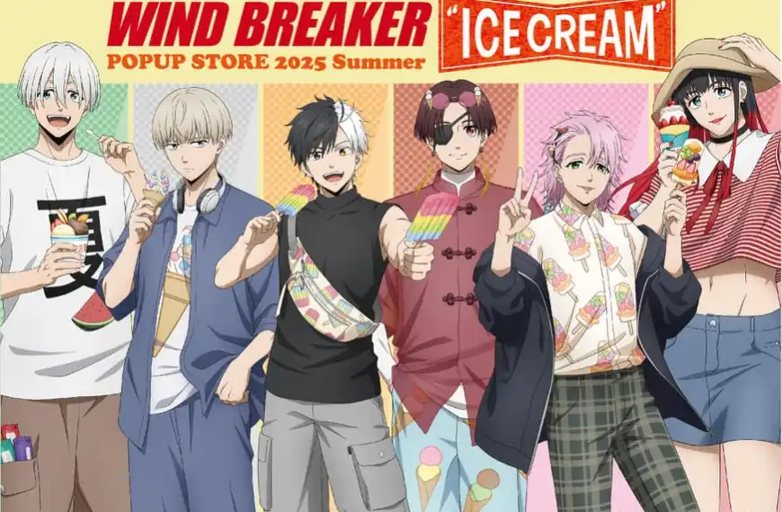 Wind Breaker ice cream pop up shop