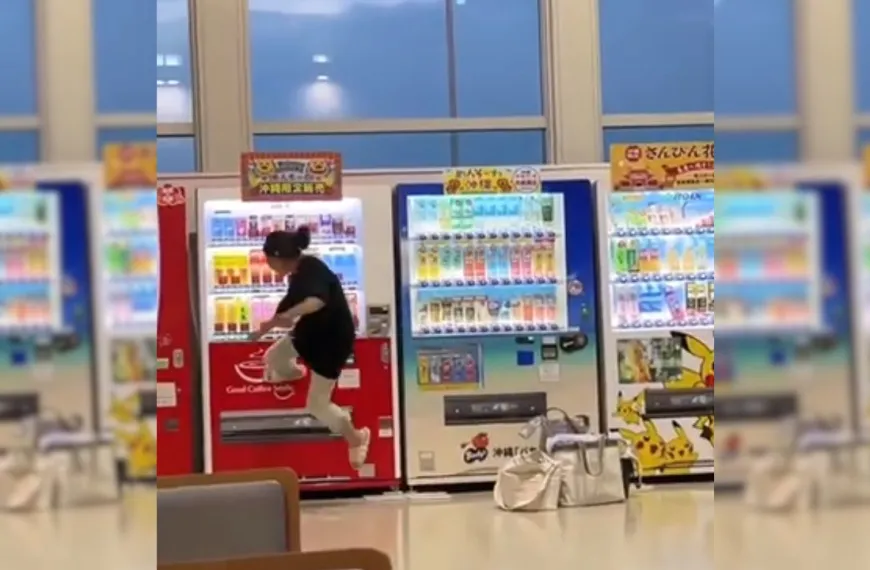 Woman vending machine MAIN