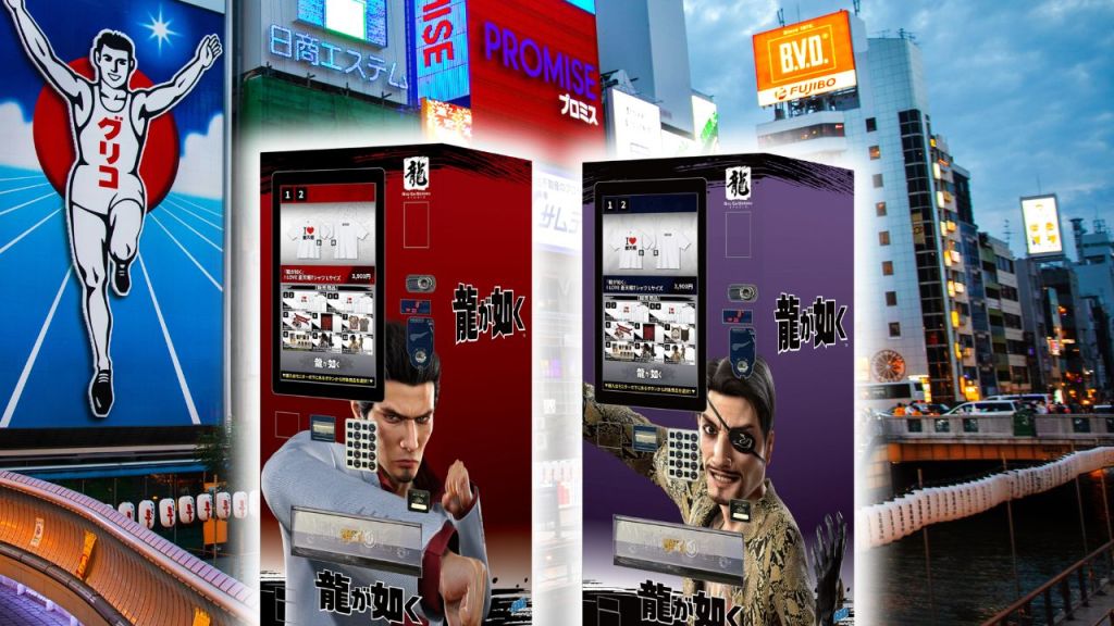 Yakuza vending machines head to Osaka this July with exclusive merch