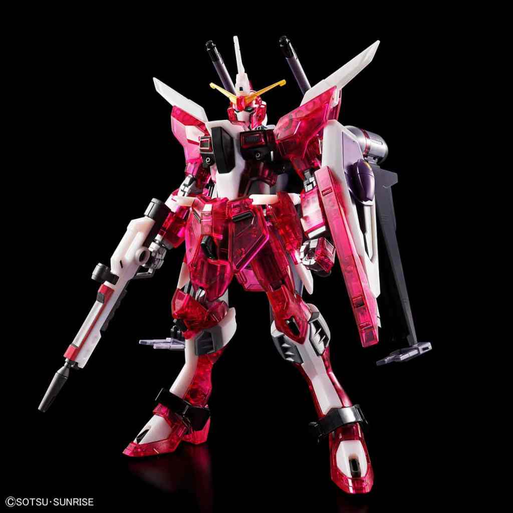 Two limited-edition alternate color Gundam SEED Gunpla kits