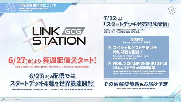 gundam card game link station 1