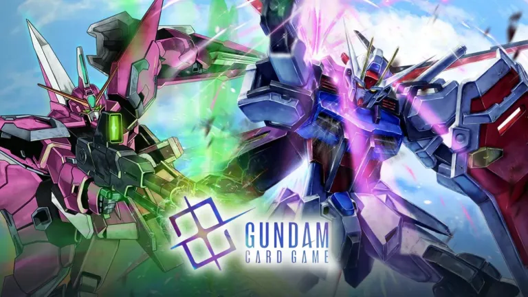 gundam card game seed strike starter deck key art